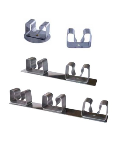 APPENDISCOPA INOX 2POSTI  