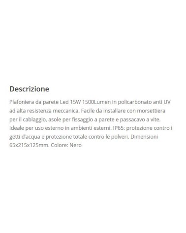PLAFON LED OVALE 15W 1500L