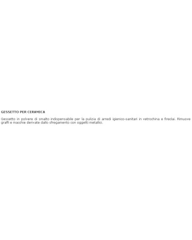 GESSETTO PER CERAMICA     