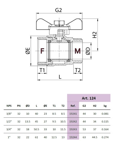 VALV SF SMART FARF MF 3/8 