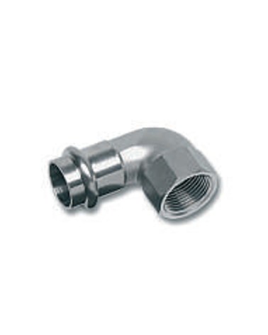 GOMITO INOX 90? FF1 x 28  