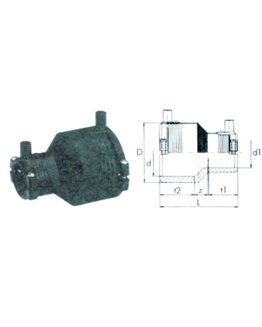 MANICOT RID ELETTR diametro  50x40