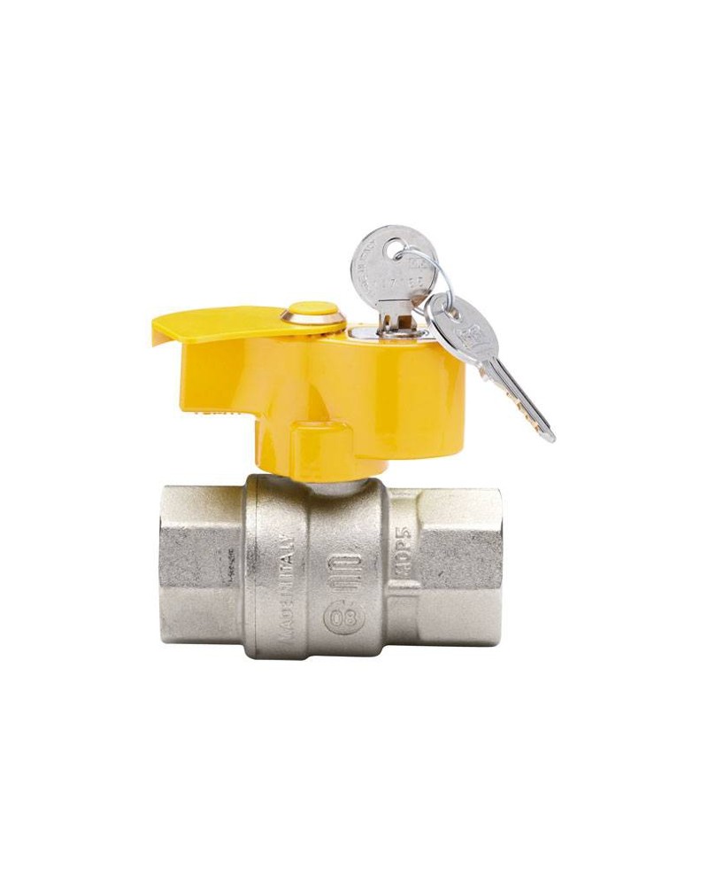 VALV GAS C/CHIAVE DR FF 1"