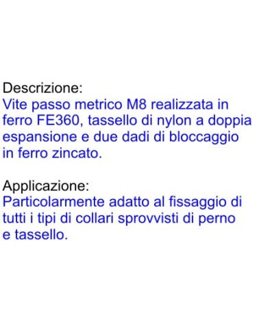 VITE LEGNO-FERRO VLM 8x200