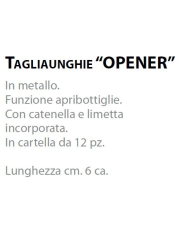 TAGLIAUNGHIE C/APRIB. 12PZ