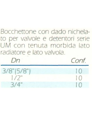 BOCCHETT+DADO NICHEL 3/8  