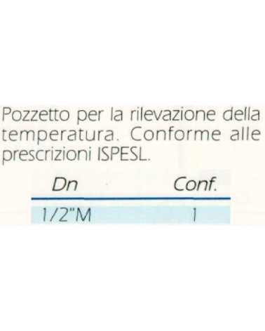 POZZETTO TERMOMETRICO 5cm 