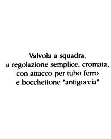 VALVOLA SQ x FERRO     3/8