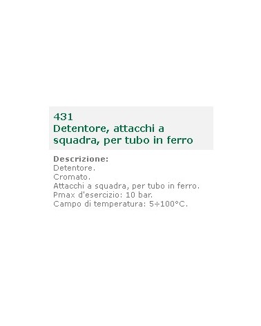 DETENTORE SQ X FERRO   1" 