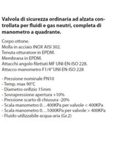 VALV SIC ORD A/M C/MAN 3BA