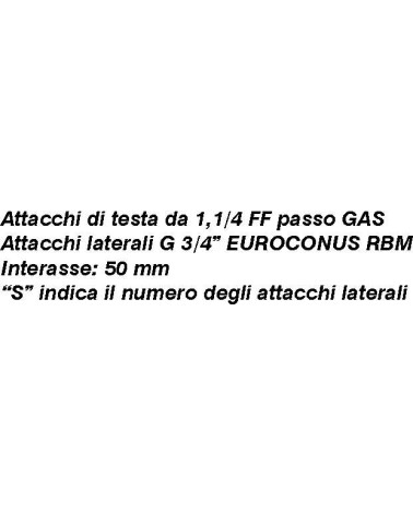 COLLETTORE S4 x 3/4  1,1/4