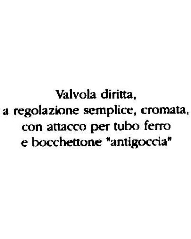 VALVOLA DR x FERRO  3/8   