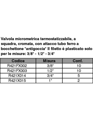 VALV SQ TERMOS x FERRO 3/8
