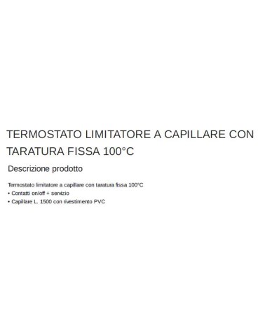 TERMOST.CAPILLARE T100?R.M