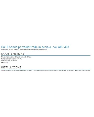SONDA P/ELET INOX 10B 160?