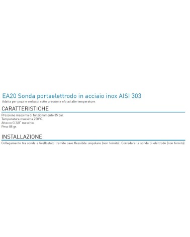 SONDA P/ELET INOX 35B 250?