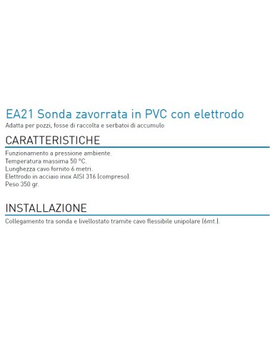 SONDA ZAVORR PVC C/ELE 50?