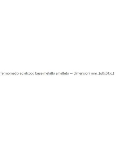 TERMOMETRO BASE METALLO   
