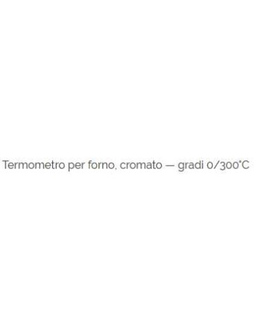 TERMOMETRO X FORNO 0-300?C