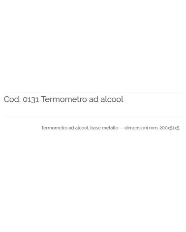 TERMOMETRO METALLO -20+50?