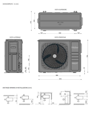 MULTI ESTERNA 3S 3ATT R32 