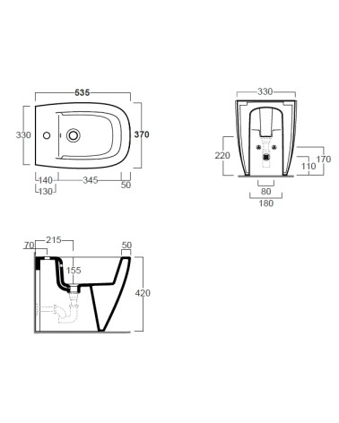 BIDET 1/F  JUNIPER        