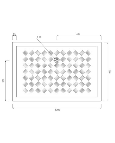PIATTO DOCCIA 80X120 BIANC