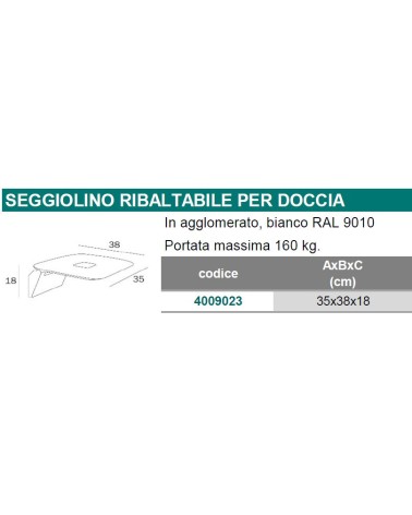 SEDILE RIB DOCCIA TOP BIAN