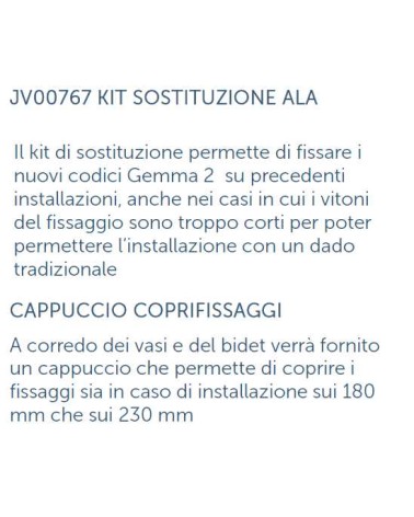 KIT X SOSTITUZIONE ALA 2PZ