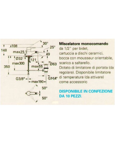 NEW EURODISC MIX BIDET  CR