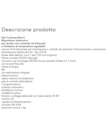 MIX C/FOTOCEL BAU COSMO E 