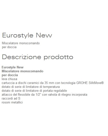 EUROSTYLE EST DOCCIA      