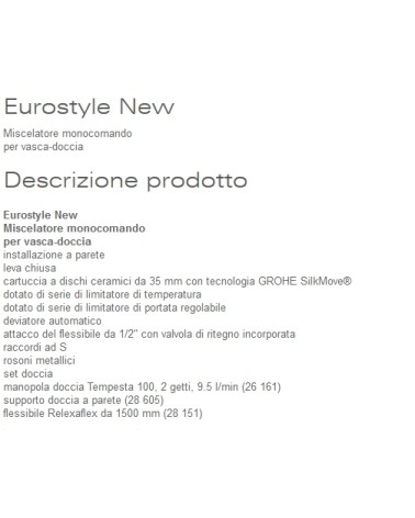 EUROSTYLE VASCA C/KIT DOCC