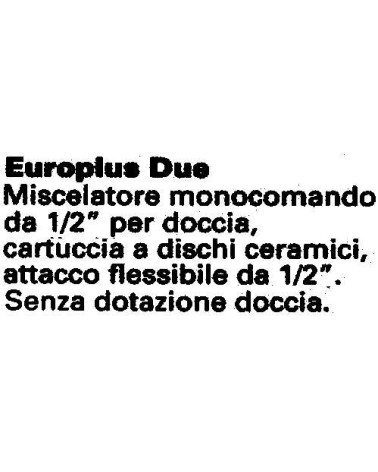 EUROPLUS DUE DOCCIA EST.CR