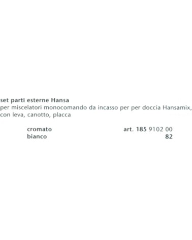 HANSAMIX SET EST DOCCIA   