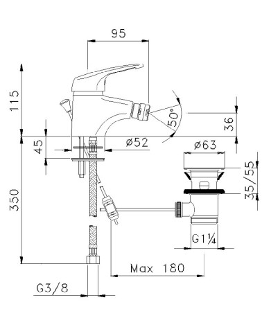 MIX BIDET        IMPACT CR
