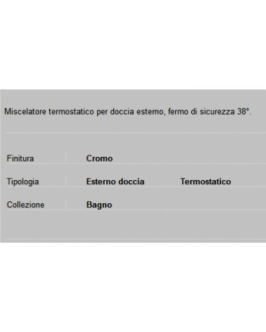 MIX EST DOCCIA TERMOSTAT. 