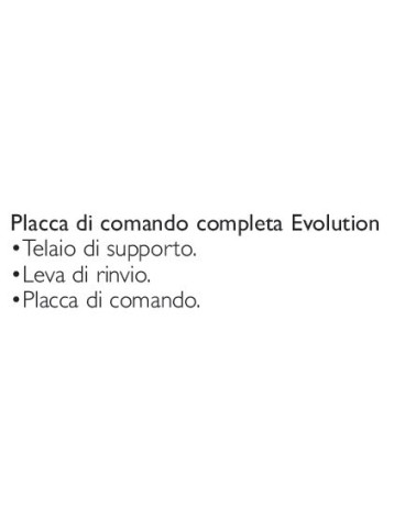 PLACCA COMANDO DUAL EVOL B