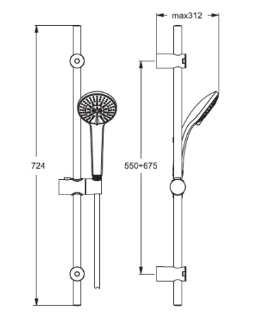 SALISCENDI 3JET IDEALRAIN 