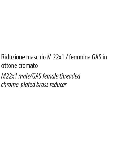 RIDUZIONE M22/1 X F3/8    