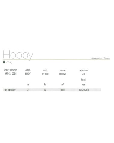 TRABAT HOBBY 171X52X110   