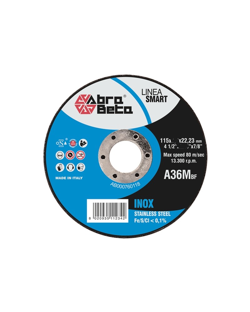 DISCO ABRA TG.INOX 115X1,0