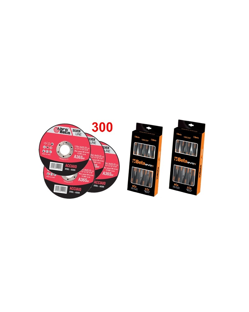 BOX 300 DISCHI 115X1,6+GIR
