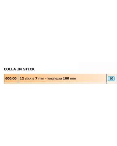 COLLA STICK diametro 7x100MM 12PZ 
