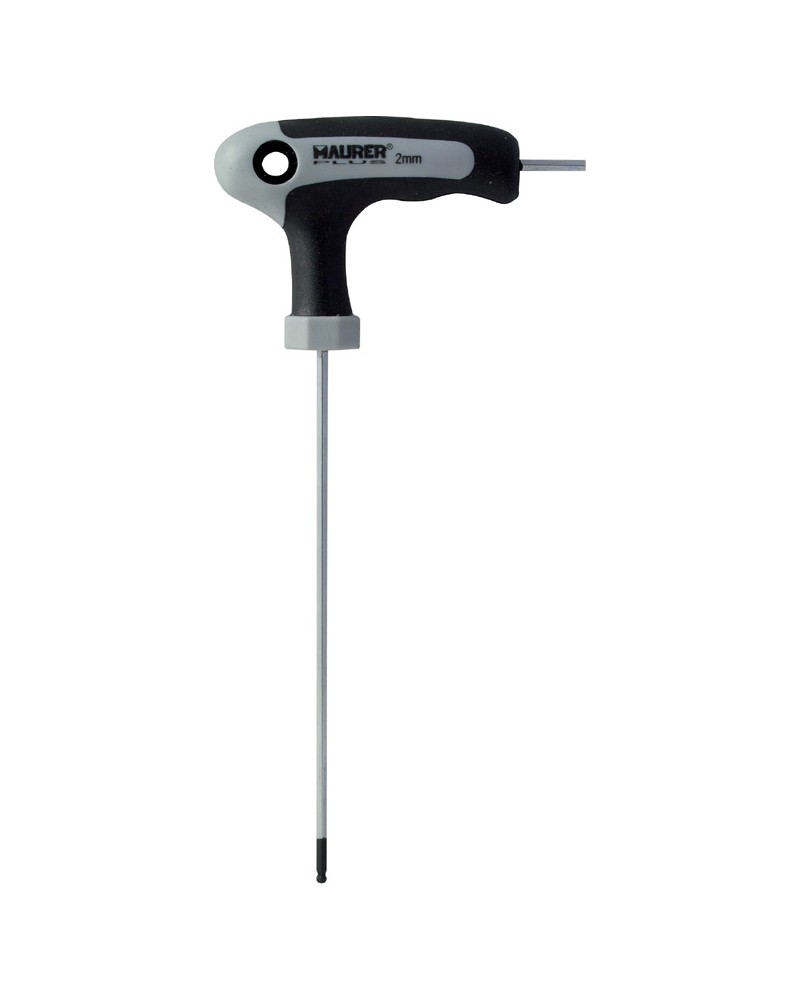 CHIAVE ESAGONALE SFERA CR-VA CON IMPUGNATORE L MM. 5