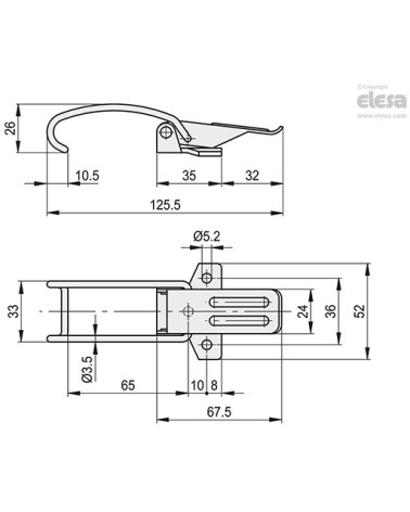 CHIUSURA LEVA TLL.Z-24/125