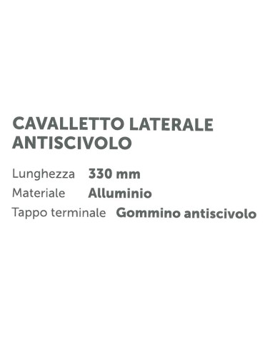 CAVALLETTO ALLUMINO 320MM 