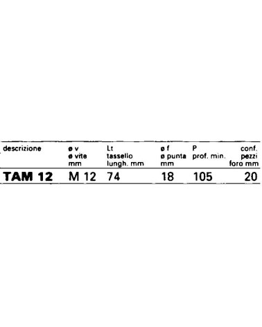 TASSELLO TAM 12           
