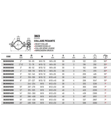 COLLARE FRSN S/T 8"M10-12 