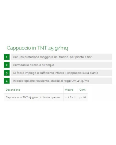 CAPPUCC TNT VER1.8X2M 45GR
